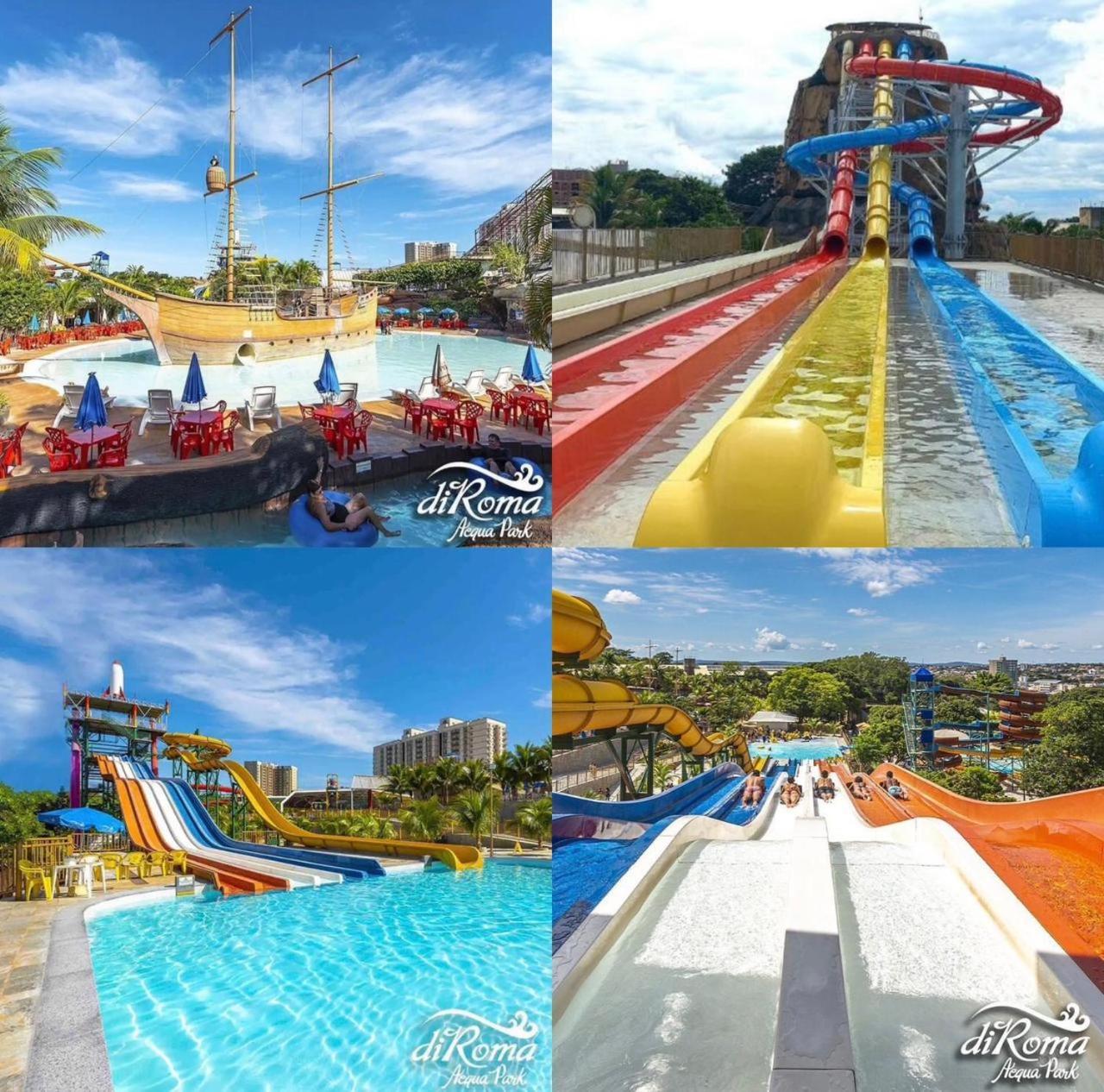 Spazzio Diroma Com Parque Aquatico Incluso Apartment