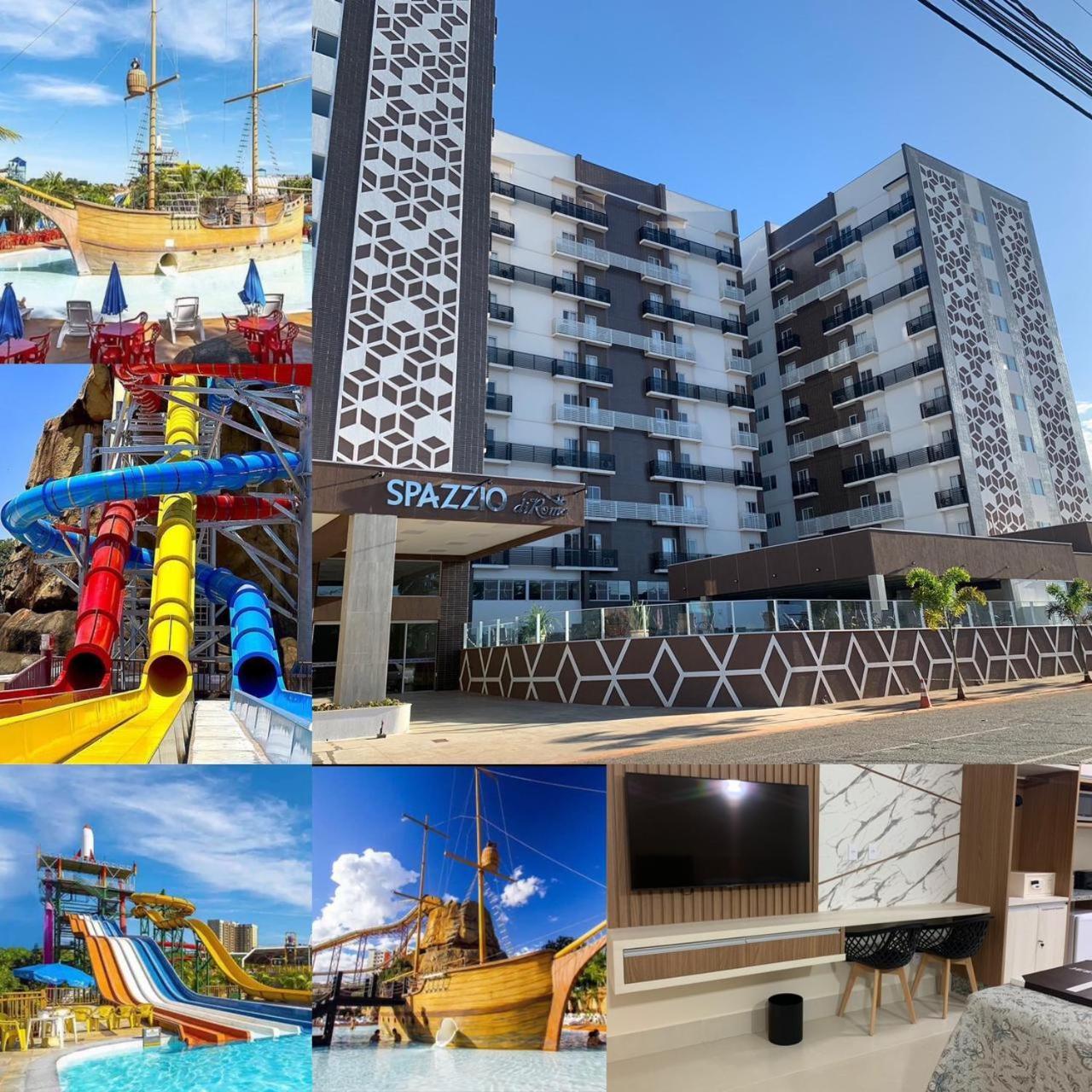 Apartment Spazzio Diroma Com Parque Aquatico Incluso Caldas Novas